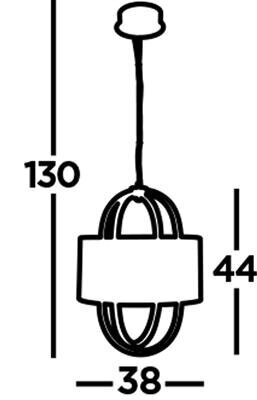 Rippvalgusti Searchlight Madrid 62802CC hind ja info | Rippvalgustid | kaup24.ee