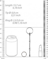 Roostevabast terasest soonikuga pikendused Shots 8 mm цена и информация | БДСМ и фетиш | kaup24.ee