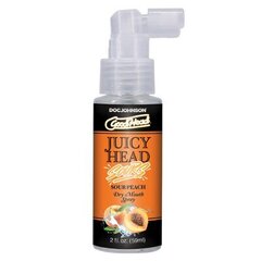 Sprei oraalseksiks Juicy Head Dry Mouth Spray Sour Peach, 60 ml hind ja info | Lubrikandid | kaup24.ee