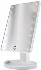 Kosmeetiline peegel LED-valgustusega, 1 tk цена и информация | Косметички, косметические зеркала | kaup24.ee