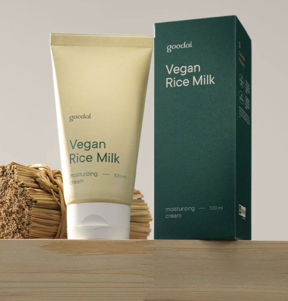 Niisutav näokreem GOODAL Vegan Rice Milk Moisturizing Cream, 70 ml hind ja info | Näokreemid | kaup24.ee