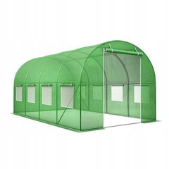 "Gregman" kasvuhoone, 10 m² 395 x 246 cm roheline" hind ja info | Kasvuhooned | kaup24.ee