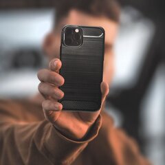 Carbon Case для Samsung Galaxy A6 ( A6 2018 ) черный цена и информация | Чехлы для телефонов | kaup24.ee