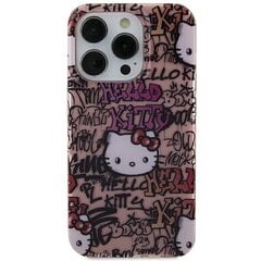 Hello Kitty HKHCP14LHDGPTP iPhone 14 Pro 6.1" różowy|pink hardcase IML Tags Graffiti цена и информация | Чехлы для телефонов | kaup24.ee