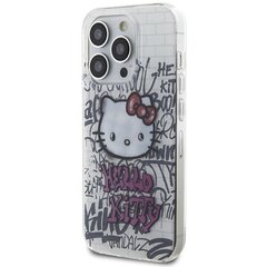 Hello Kitty HKHCP13LHDGPHT iPhone 13 Pro | 13 6.1" biały|white hardcase IML Kitty On Bricks Graffiti цена и информация | Чехлы для телефонов | kaup24.ee