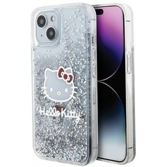 Hello Kitty HKHCP14XLIKHET iPhone 14 Pro Max 6.7" srebrny|silver hardcase Liquid Glitter Charms Kitty Head цена и информация | Чехлы для телефонов | kaup24.ee