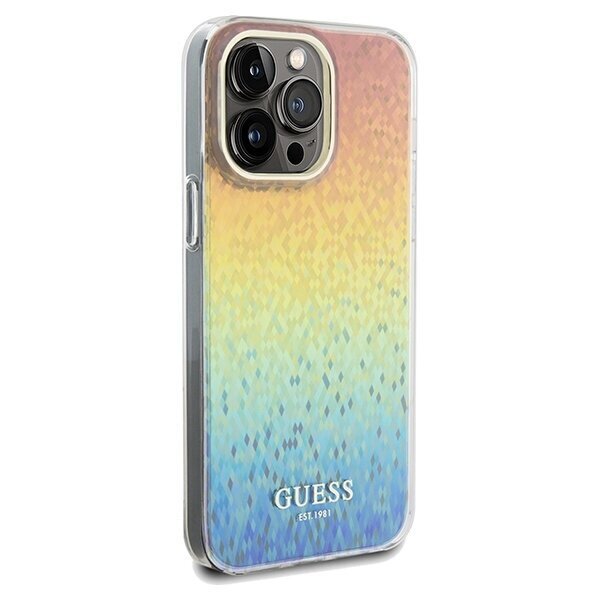 Guess IML Faceted Mirror Disco Iridescent hind ja info | Telefoni kaaned, ümbrised | kaup24.ee