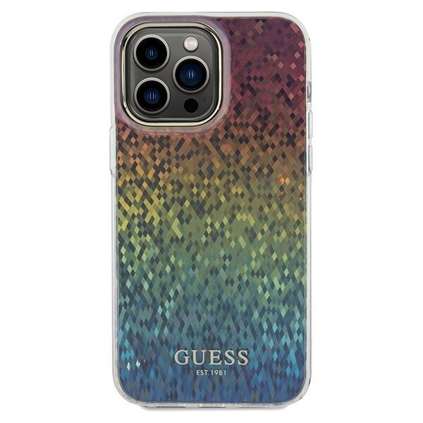 Guess IML Faceted Mirror Disco Iridescent hind ja info | Telefoni kaaned, ümbrised | kaup24.ee