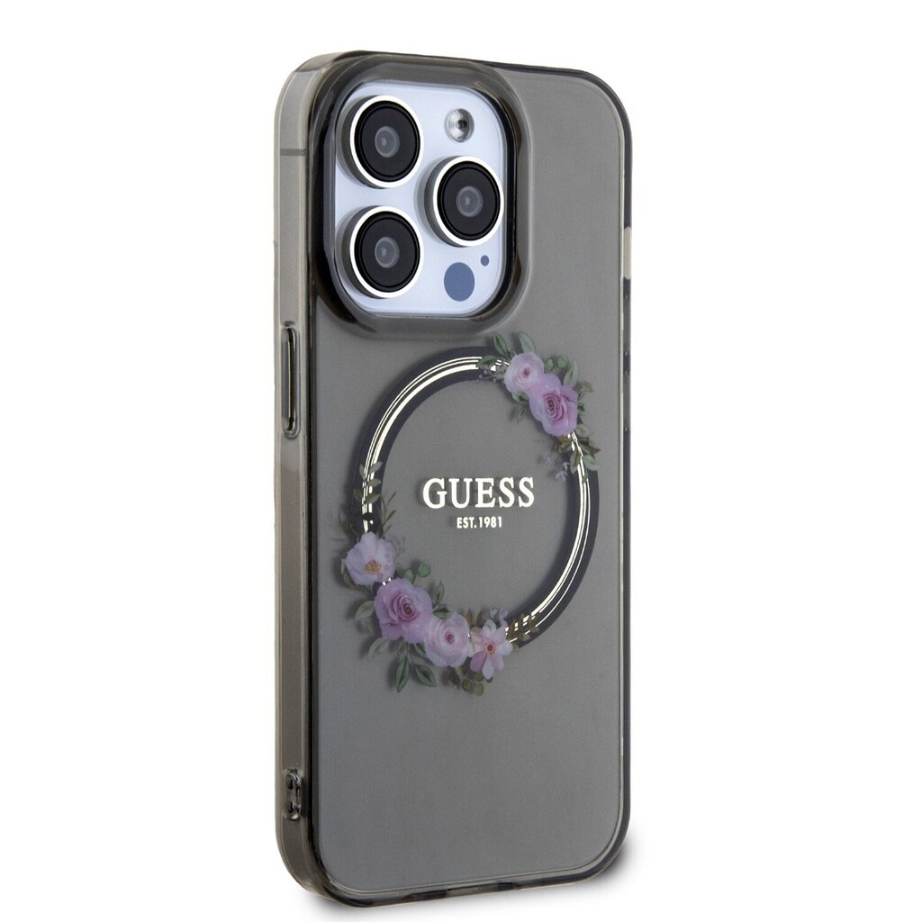 Guess TPU Flowers Ring Glossy Logo цена и информация | Telefoni kaaned, ümbrised | kaup24.ee