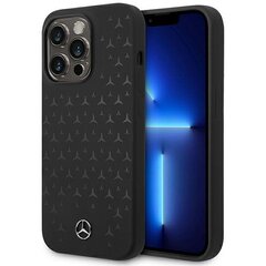 Mercedes MEHMP15XSIPBK iPhone 15 Pro Max 6.7" czarny|black hardcase Silicone Stars Pattern MagSafe цена и информация | Чехлы для телефонов | kaup24.ee