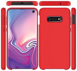 Fusion elegance fibre protect silicone case for Samsung G965 Galaxy S9 Plus красный цена и информация | Чехлы для телефонов | kaup24.ee