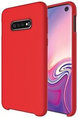 Fusion elegance fibre protect silicone case for Samsung G965 Galaxy S9 Plus красный цена и информация | Чехлы для телефонов | kaup24.ee