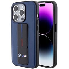 BMW BMHCP15LGSPBIV iPhone 15 Pro 6.1" granatowy|navy hardcase M Grip Stand Bicolor цена и информация | Чехлы для телефонов | kaup24.ee