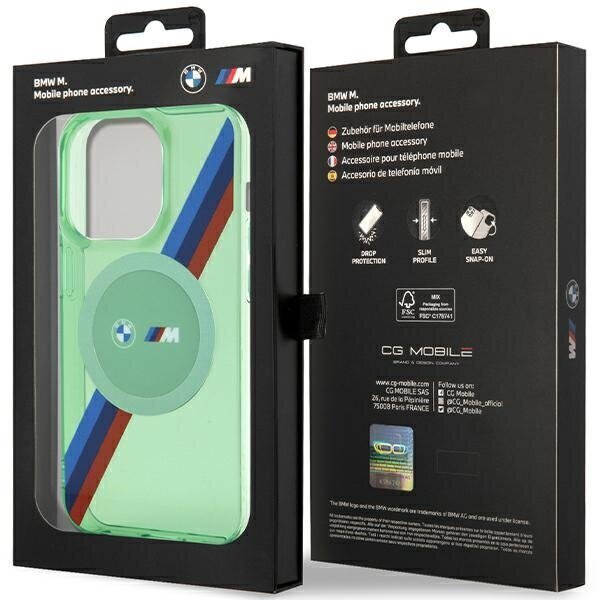 BMW Hardcase M Tricolor Stripes Mag Cover цена и информация | Telefoni kaaned, ümbrised | kaup24.ee