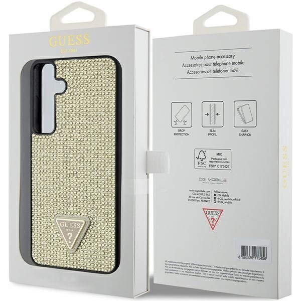 Guess Rhinestone Triangle Hardcase цена и информация | Telefoni kaaned, ümbrised | kaup24.ee