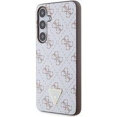 Guess GUHCS24SPG4GPH S24 S921 biały|white hardcase 4G Triangle цена и информация | Чехлы для телефонов | kaup24.ee