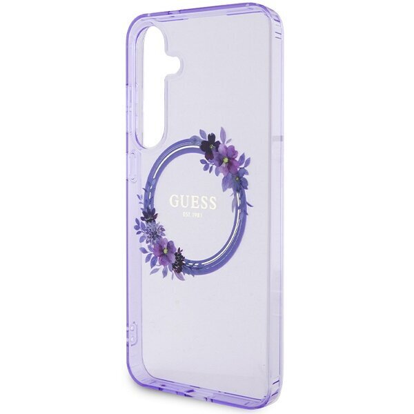 Guess IML Flowers Wreath Mag Hardcase цена и информация | Telefoni kaaned, ümbrised | kaup24.ee