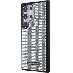 Karl Lagerfeld KLHCS24LHDSPRS S24 Ultra S928 hardcase srebrny|silver Rhinestone Metal Logo цена и информация | Чехлы для телефонов | kaup24.ee