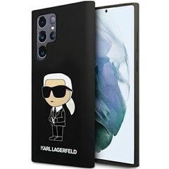 Karl Lagerfeld KLHCS24LSNIKBCK S24 Ultra S928 hardcase czarny|black Silicone Ikonik цена и информация | Чехлы для телефонов | kaup24.ee