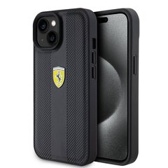 Ferrari Leather Carbon Vertical Red Line Case цена и информация | Чехлы для телефонов | kaup24.ee