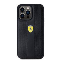 Ferrari Leather Carbon Vertical Red Line Case цена и информация | Чехлы для телефонов | kaup24.ee