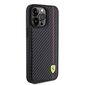 Ferrari Leather Carbon Vertical Red Line Case цена и информация | Telefoni kaaned, ümbrised | kaup24.ee