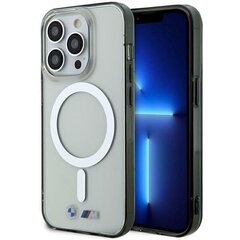 BMW BMHMP15LHCRS iPhone 15 Pro 6.1" transparent hardcase Silver Ring MagSafe цена и информация | Чехлы для телефонов | kaup24.ee