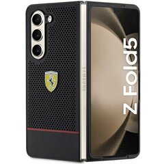 Ferrari FEHCZFD5PSEK Z Fold5 F946 czarny|black hardcase Perforated Line цена и информация | Чехлы для телефонов | kaup24.ee