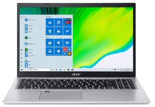 Acer Aspire 5 15 FHD IPS i5-1135G7 12ГБ 512ГБ W11 Backlit ALU Top Silver Обновленный цена и информация | Ноутбуки | kaup24.ee