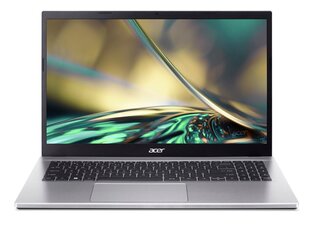Acer Aspire 3 15 FHD TN i5-1235U 8ГБ 256ГБ W11 Pure Silver Обновленный цена и информация | Ноутбуки | kaup24.ee