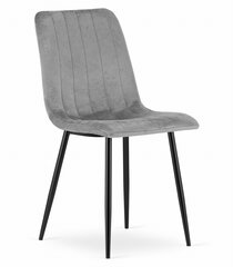 Комплект из 4 стульев, серый цена и информация | Стулья для кухни и столовой | kaup24.ee