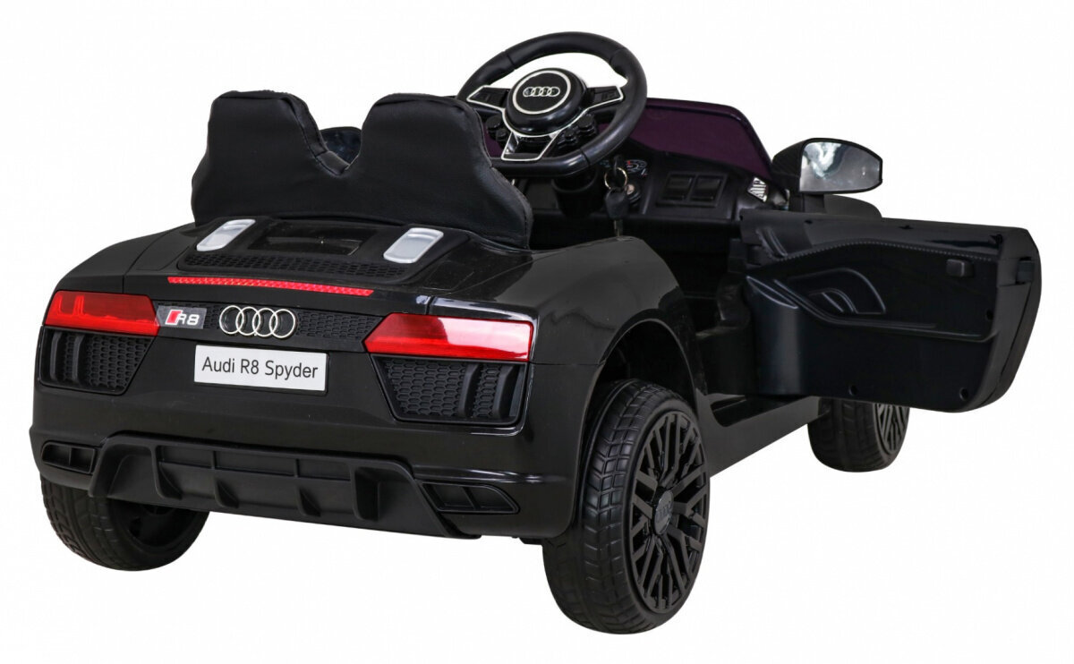 Laste elektriauto Audi R8, must hind ja info | Laste elektriautod | kaup24.ee