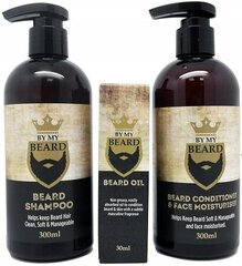 Habemehoolduskomplekt By My Beard meestele: šampoon, 300 ml + palsam, 300 ml + õli, 30 ml hind ja info | Raseerimisvahendid | kaup24.ee