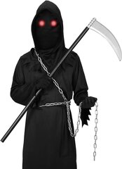 Alaiyaky Grim Reaper Halloweeni kostüüm täiskasvanutele, 175-185 cm цена и информация | Карнавальные костюмы | kaup24.ee