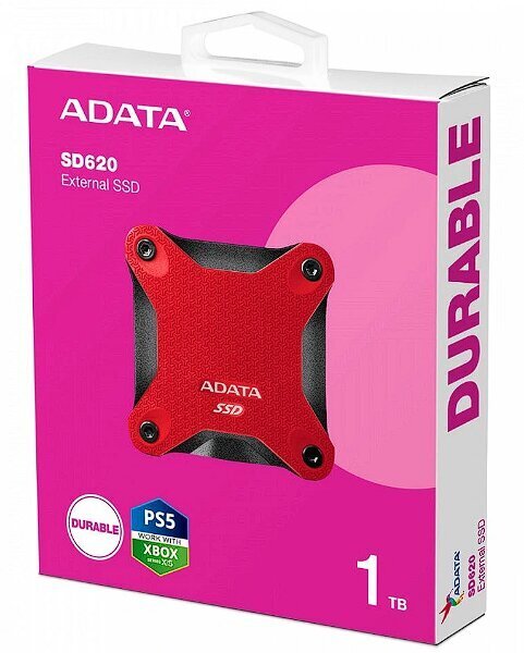 Adata SD620 SD620-1TCRD цена и информация | Välised kõvakettad (SSD, HDD) | kaup24.ee