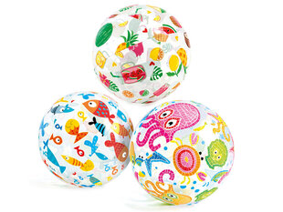 Надувной пляжный мяч Intex, 51 см,  цена и информация | Надувные и пляжные товары | kaup24.ee