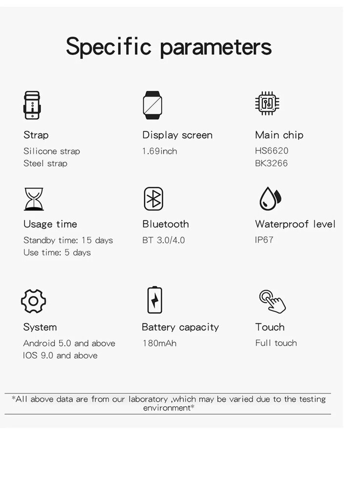 ToParts4u Gold hind ja info | Nutikellad (smartwatch) | kaup24.ee