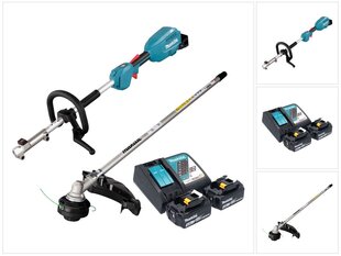 Makita Dux 18 RM2X1 Akutrimmer-lõikur 18 V + 2x akut 4,0 Ah + laadija hind ja info | Murutrimmerid | kaup24.ee