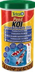 Toit karpkaladele Tetra Pond Koi Colour & Growth Sticks, 1 L цена и информация | Корм для живой рыбы | kaup24.ee