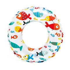 Плавательный круг Рыбка 51 см цена и информация | Надувные и пляжные товары | kaup24.ee