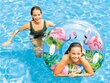 Ujumisrõngas XL, 97 cm, värvilised lehed hind ja info | Täispuhutavad veemänguasjad ja ujumistarbed | kaup24.ee