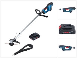 Профессиональная аккумуляторная газонокосилка Bosch GRT 18V-33 18 В 330 мм + 1х аккумулятор ProCORE 4,0 Ач - без зарядного блока цена и информация | Триммеры | kaup24.ee