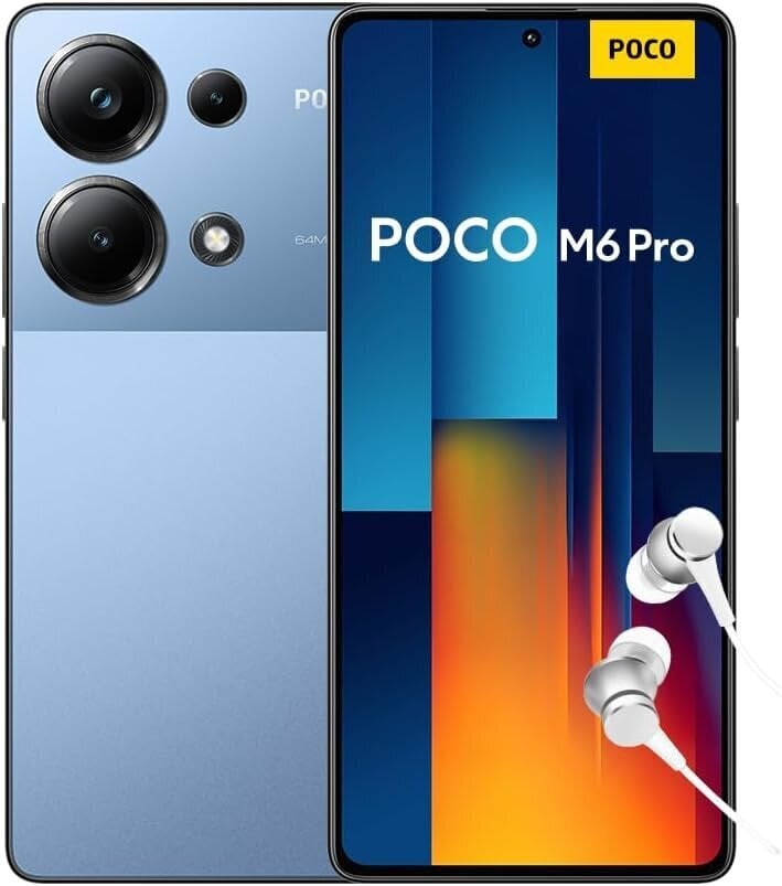 Xiaomi Poco M6 Pro 8/256GB Blue цена и информация | Telefonid | kaup24.ee