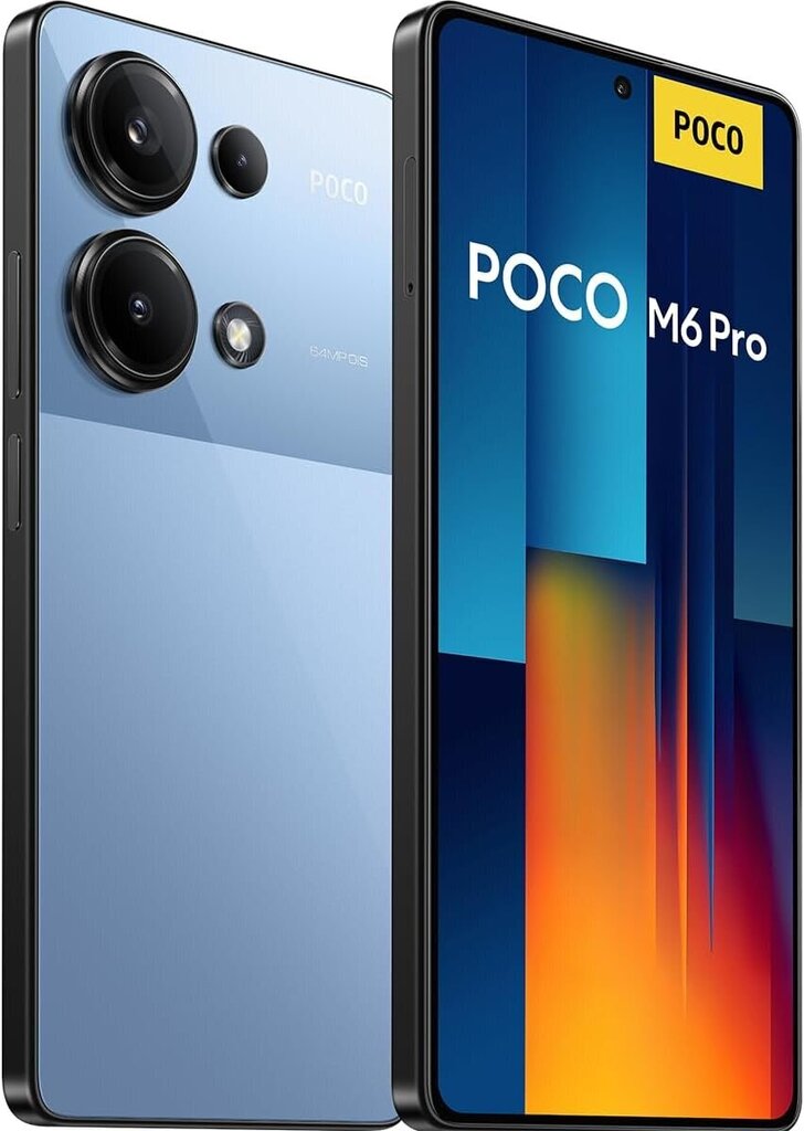 Xiaomi Poco M6 Pro 8/256GB Blue hind ja info | Telefonid | kaup24.ee