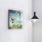 Seinakell Värvitud Õhupallid, 30x30 cm hind ja info | Kellad | kaup24.ee