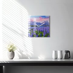 Seinakell Vaade Islandi Mägedele, 30x30 cm цена и информация | Часы | kaup24.ee