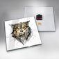 Seinakell Joonistatud Hundi Portree, 30x30 cm цена и информация | Kellad | kaup24.ee