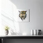 Seinakell Joonistatud Hundi Portree, 30x30 cm цена и информация | Kellad | kaup24.ee