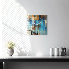 Seinakell Värviline Taust - Abstraktsioon, 30x30 cm hind ja info | Kellad | kaup24.ee