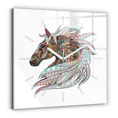 Seinakell Hobuse Illustratsioon, 30x30 cm hind ja info | Kellad | kaup24.ee